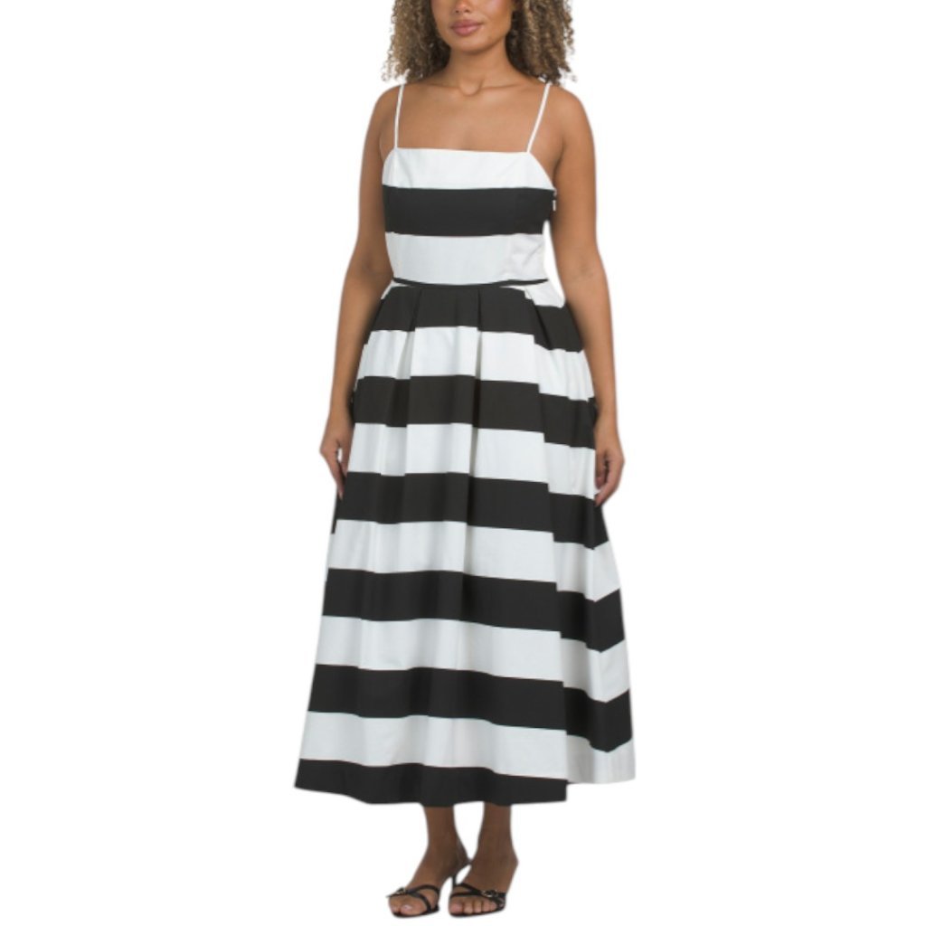 English Factory Bold Striped Maxi Dress